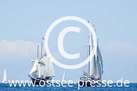 Geschwaderfahrt der Traditionsschiffe zum Windjammertreffen
(mehr zu maritimen Highlights an der Ostsee auf www.ostsee.de/veranstaltungen)