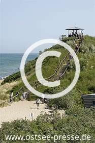 der Schmiedeberg in Rerik, direkt hinter dem Strand