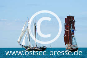 Ostsee Pressebild: Großsegler auf der Ostsee